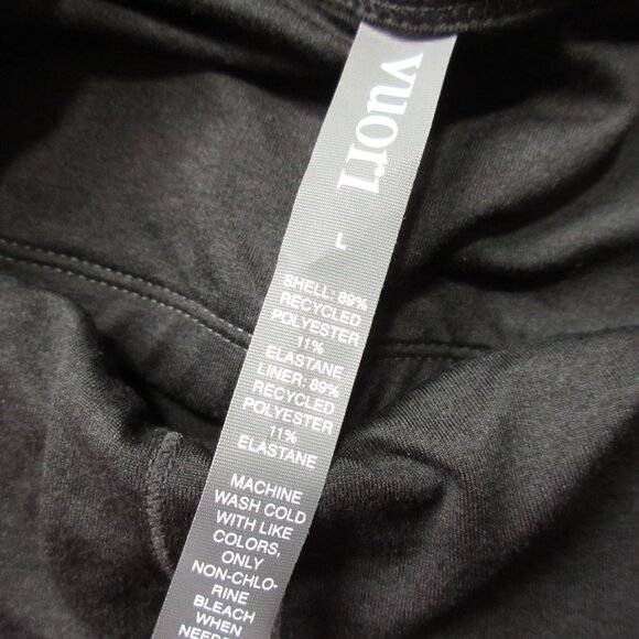 NWT Vuori Halo Essential in Black Heather Stretch Sleeveless Tank Dress L - Picture 2 of 3